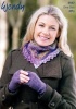 Knitting Pattern - Wendy 5937 - Roam 4 Ply - Cowl & Fingerless Gloves